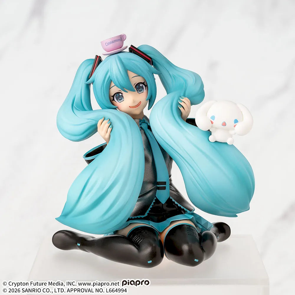 Figurine Vocaloid - Hatsune Miku x Cinnamoroll Chokonose Fluffy Ver. - SEGA Flo'Kaze