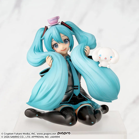Figurine Vocaloid - Hatsune Miku x Cinnamoroll Chokonose Fluffy Ver. - SEGA Flo'Kaze
