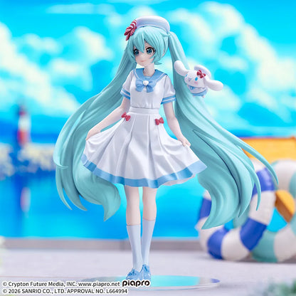 Figurine Vocaloid - Hatsune Miku X Cinnamoroll XStellar Summer Ver. - SEGA Flo'Kaze
