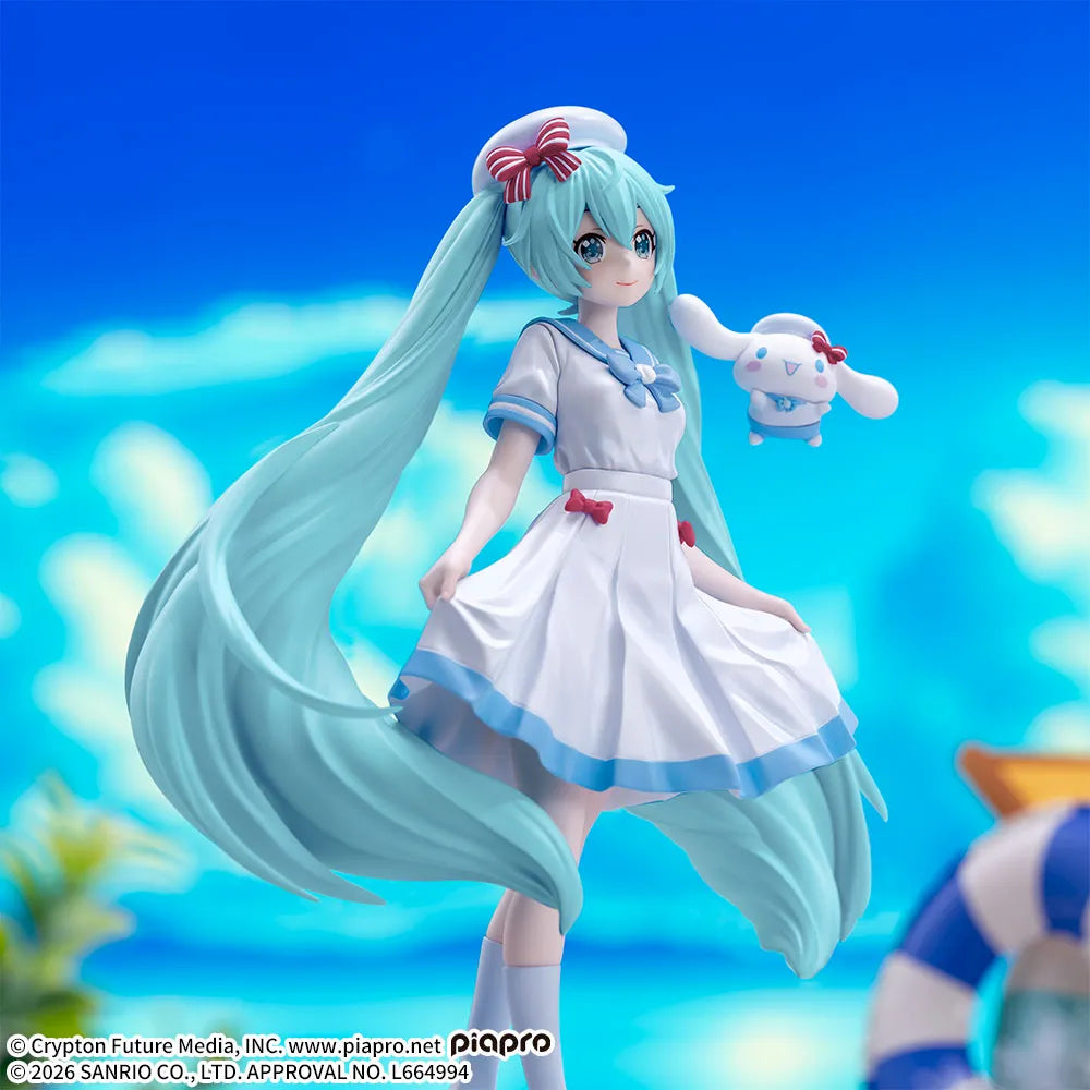 Figurine Vocaloid - Hatsune Miku X Cinnamoroll XStellar Summer Ver. - SEGA Flo'Kaze