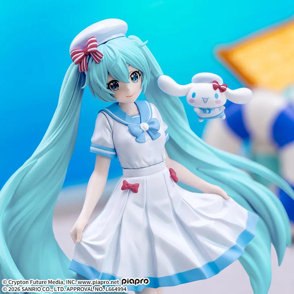 Figurine Vocaloid - Hatsune Miku X Cinnamoroll XStellar Summer Ver. - SEGA Flo'Kaze