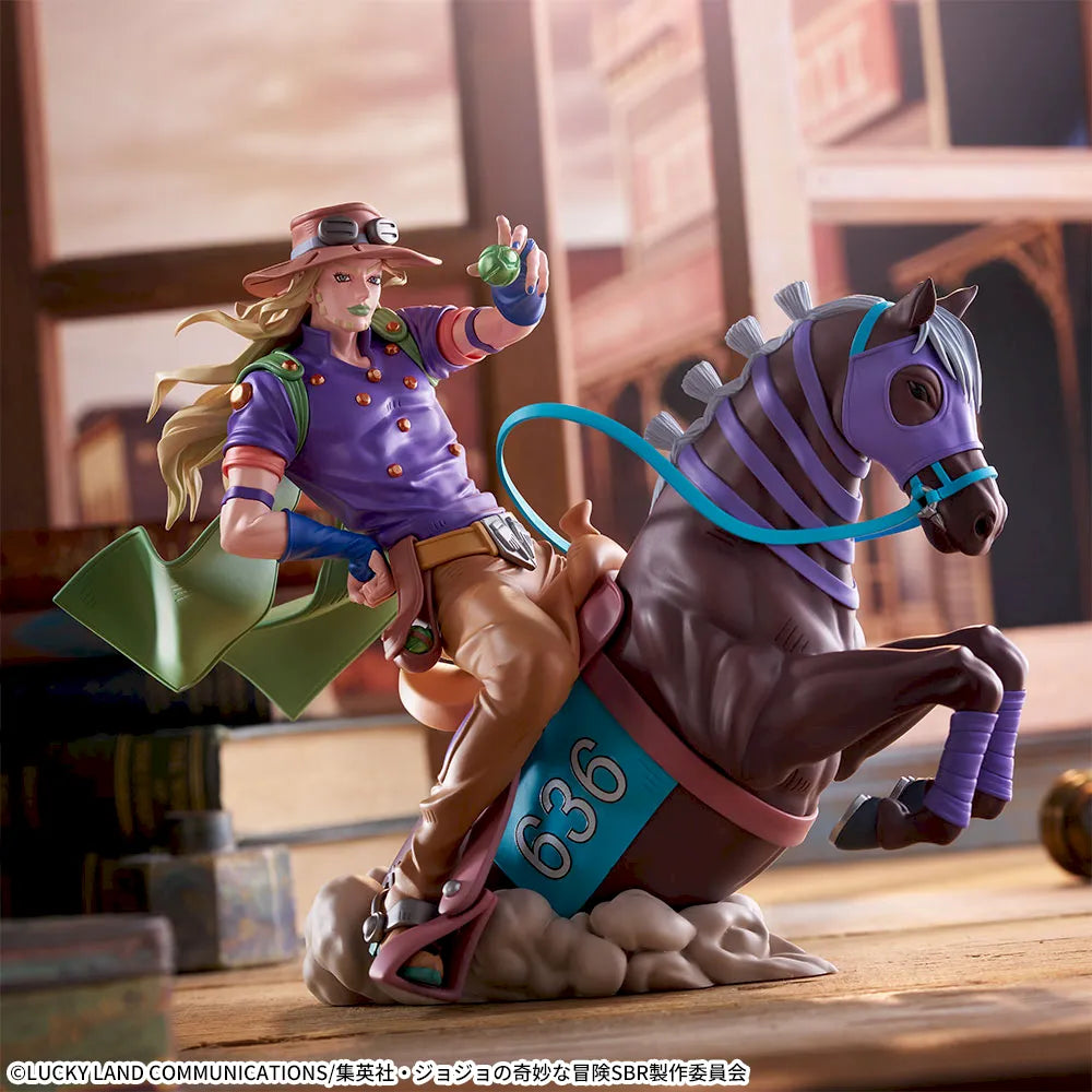Figurine Jojo's Bizarre Adventure Steel Ball Run - Gyro Zeppeli Xross Link Max - SEGA Flo'Kaze