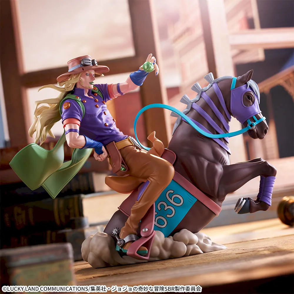 Figurine Jojo's Bizarre Adventure Steel Ball Run - Gyro Zeppeli Xross Link Max - SEGA Flo'Kaze