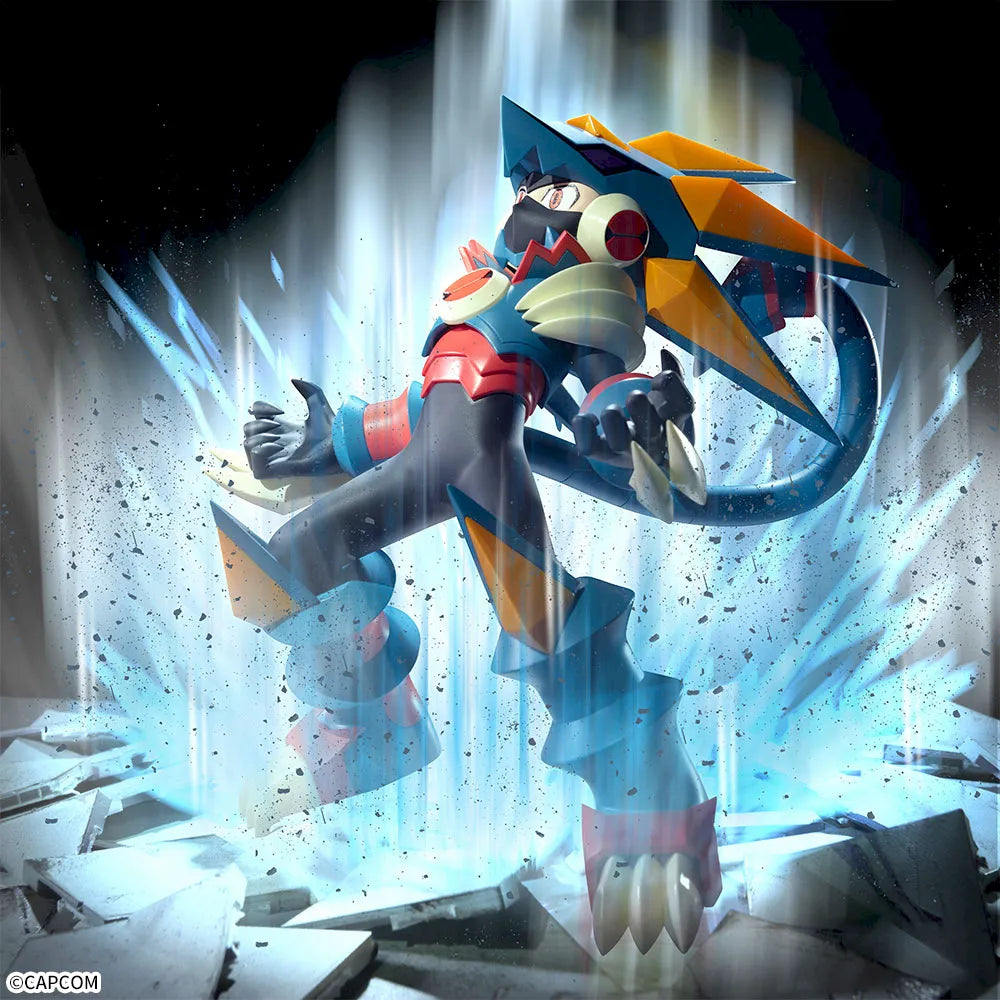 Figurine Mega Man Battle Network - Mega Man Gregar Beast Luminasta - SEGA Flo'Kaze