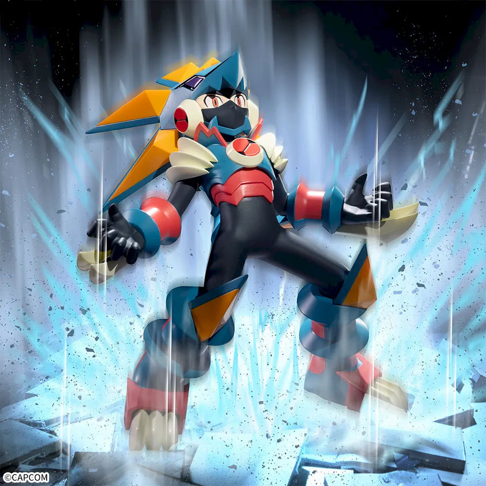 Figurine Mega Man Battle Network - Mega Man Gregar Beast Luminasta - SEGA Flo'Kaze