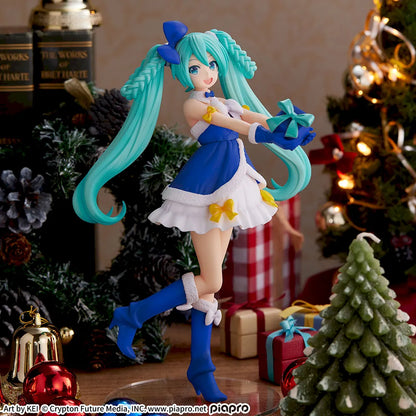 Figurine Vocaloid - Hatsune Miku High Premium Sapphire Christmas Ver. - SEGA Flo'Kaze