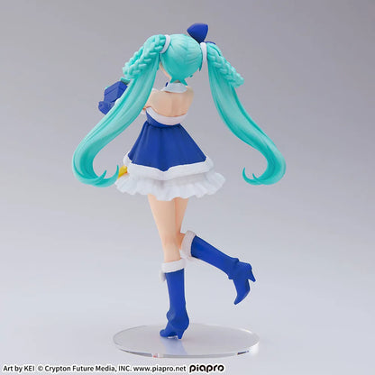 Figurine Vocaloid - Hatsune Miku High Premium Sapphire Christmas Ver. - SEGA Flo'Kaze