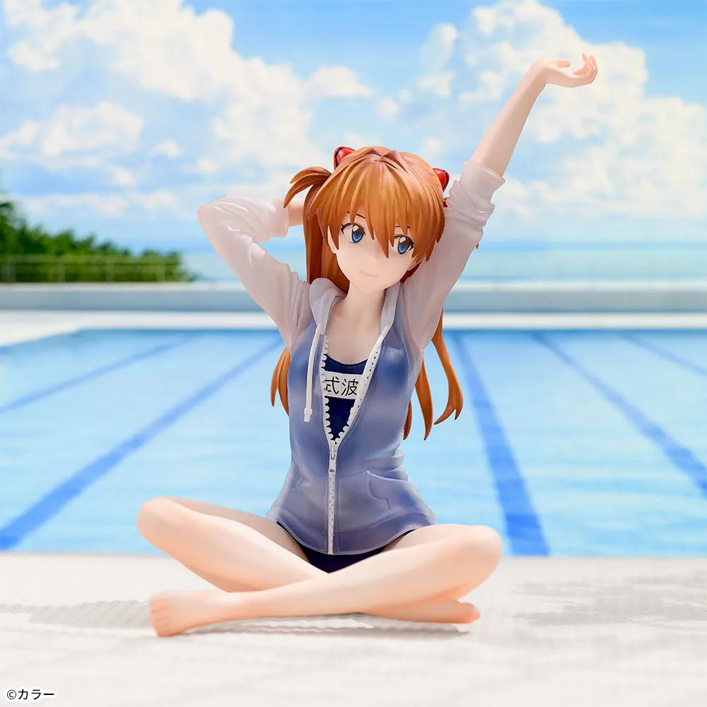 Figurine Neon Genesis Evangelion - Asuka Langley Yumemirize School Swimsuit Ver. - SEGA Flo'Kaze