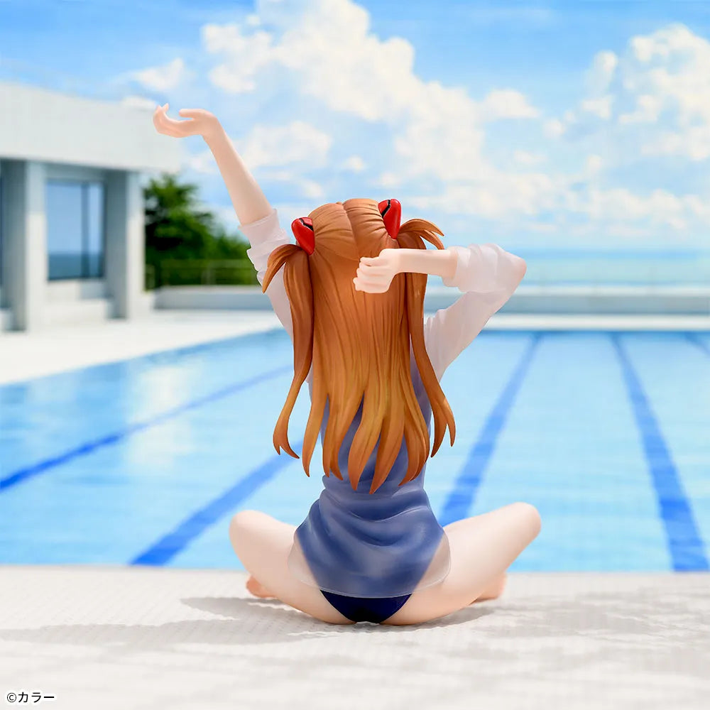 Figurine Neon Genesis Evangelion - Asuka Langley Yumemirize School Swimsuit Ver. - SEGA Flo'Kaze