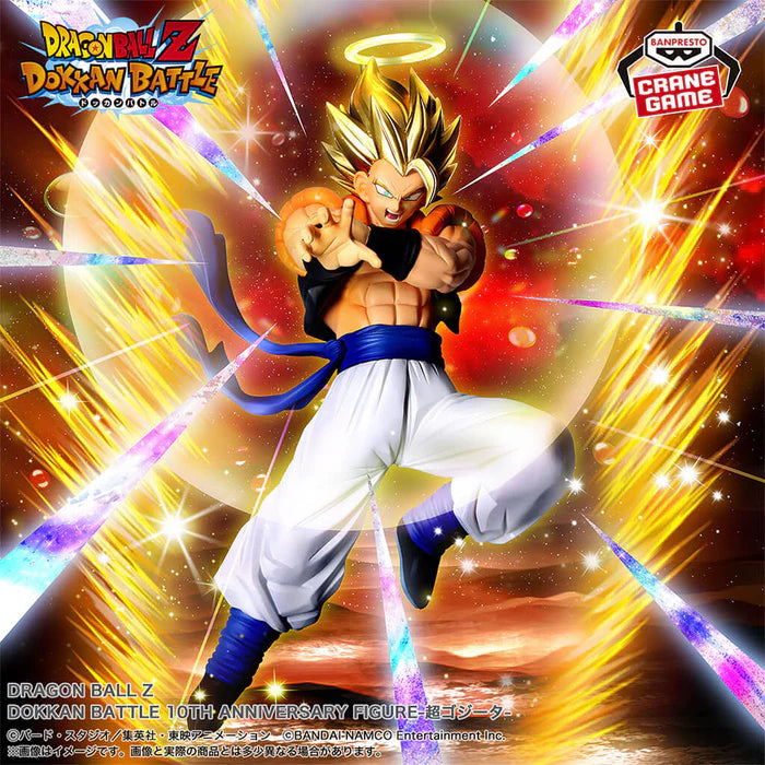 Figurine Dragon Ball Z - Gogeta Super Saiyan 10Th Anniversary Dokkan Battle - Banpresto Flo'Kaze