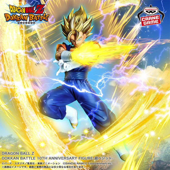 Figurine Dragon Ball Z - Vegeto Super Saiyan 10Th Anniversary Dokkan Battle - Banpresto Flo'Kaze