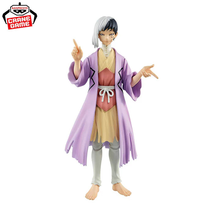 Figurine Dr.Stone - Gen Asagiri The Science Of Sculpture Special Ver. - Banpresto Flo'Kaze