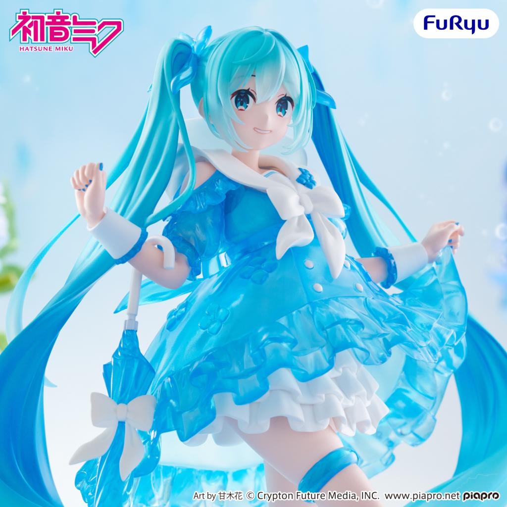 Figurine Vocaloid - Hatsune Miku Trio-Try-It Rainy Dance - FuRyu Flo'Kaze