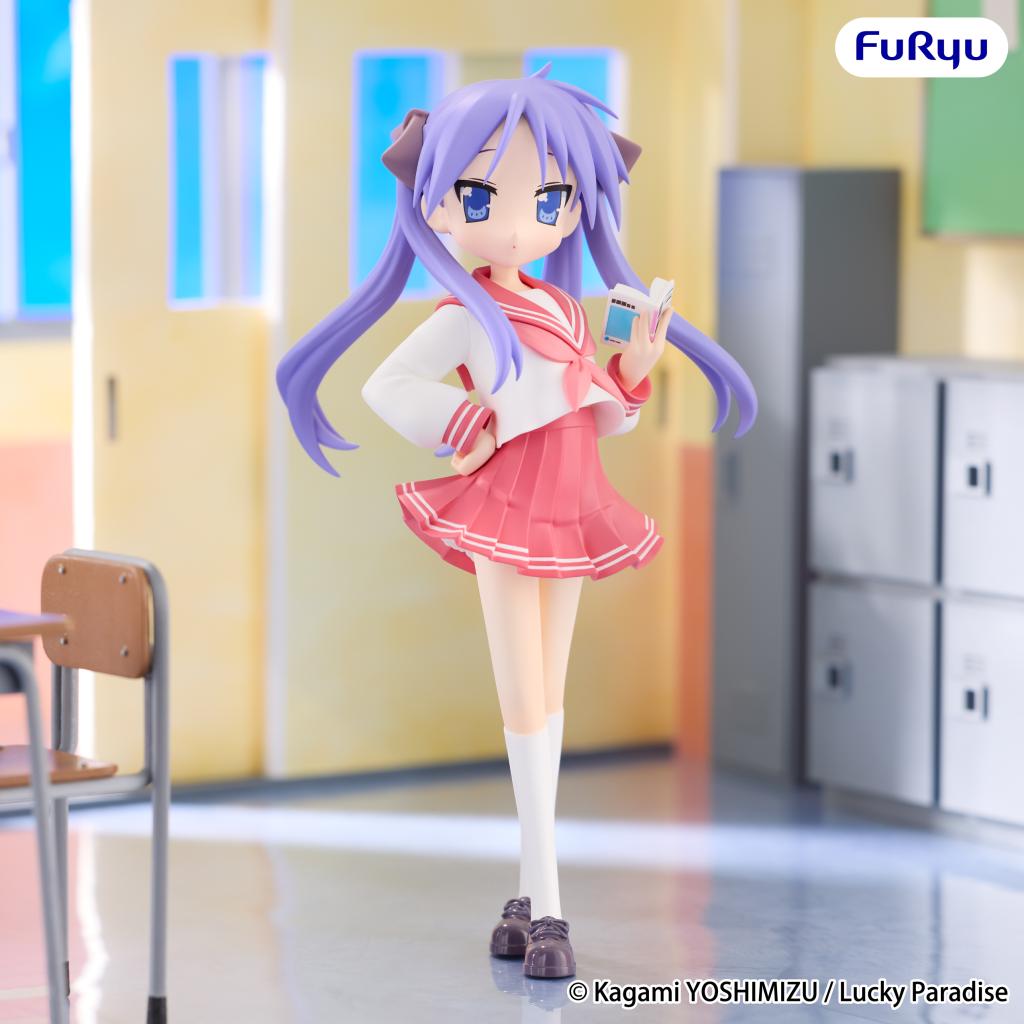 Figurine Lucky Star - Kagami Hiiragi Trio-Try-It - FuRyu Flo'Kaze