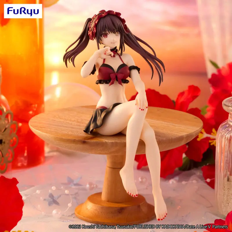FIGURINE DATE A LIVE - KURUMI TOKISAKI NOODLE STOPPER SWIMSUIT VER. - FURYU Flo'Kaze