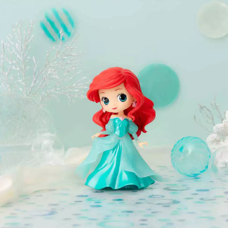 FIGURINE DISNEY - QPOSKET ARIEL PRINCESS DRESS GLITTER LINE - BANPRESTO Flo'Kaze