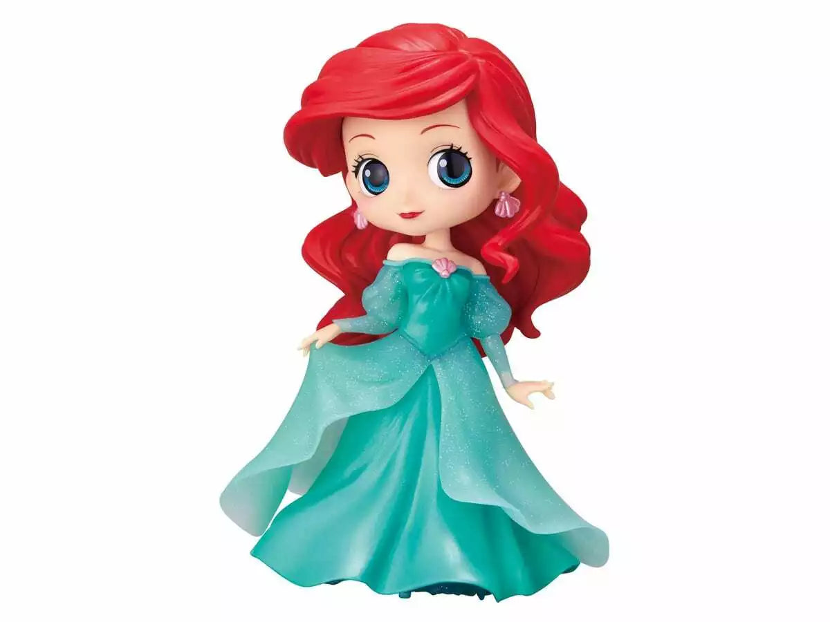 FIGURINE DISNEY - QPOSKET ARIEL PRINCESS DRESS GLITTER LINE - BANPRESTO Flo'Kaze