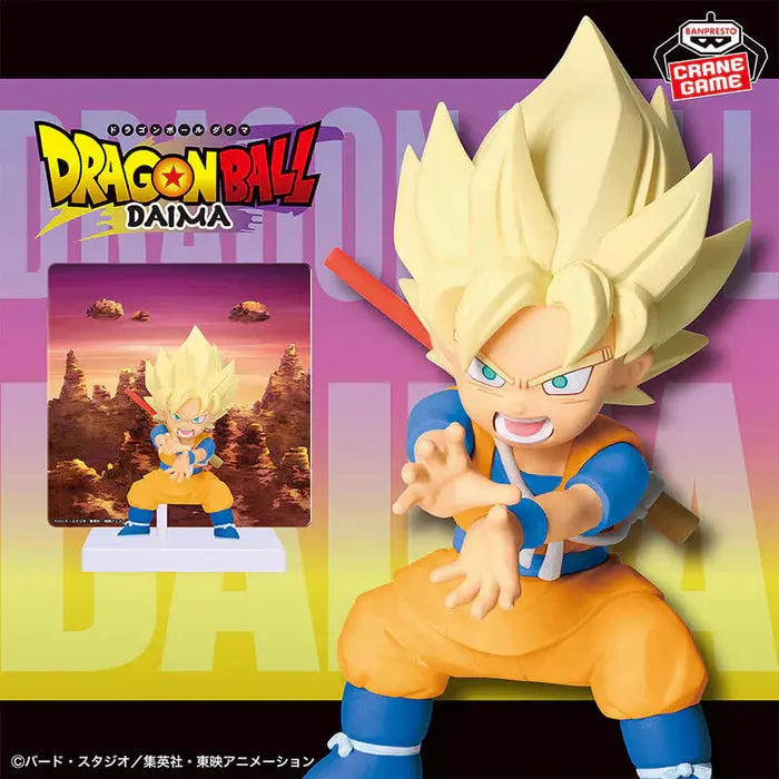 FIGURINE DRAGON BALL DAIMA - SON GOKU SUPER SAIYAN MINI PANEL FIGURE - BANPRESTO Flo'Kaze