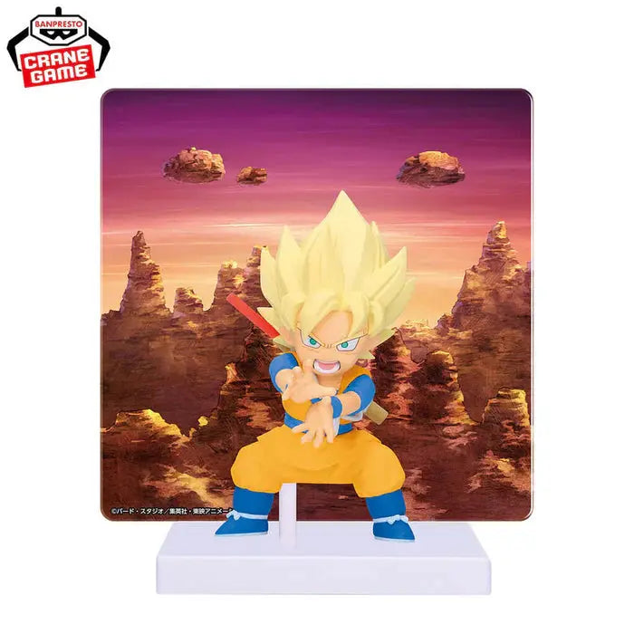 FIGURINE DRAGON BALL DAIMA - SON GOKU SUPER SAIYAN MINI PANEL FIGURE - BANPRESTO Flo'Kaze