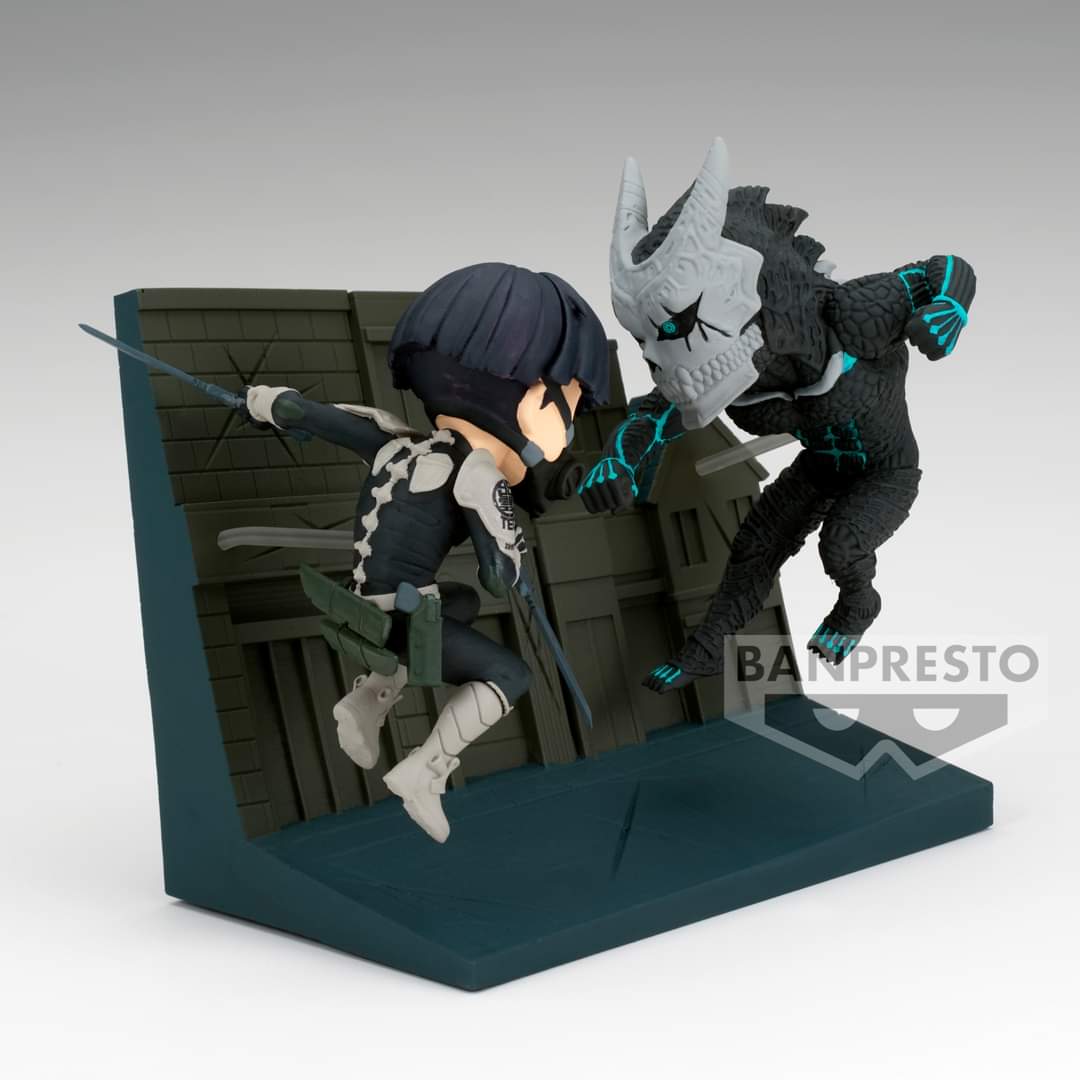 FIGURINE KAIJU N°8 - WCF KAFKA HIBINO (KAIJU N°8) VS SOSHIRO HOSHINA LOG STORIES - BANPRESTO Flo'Kaze