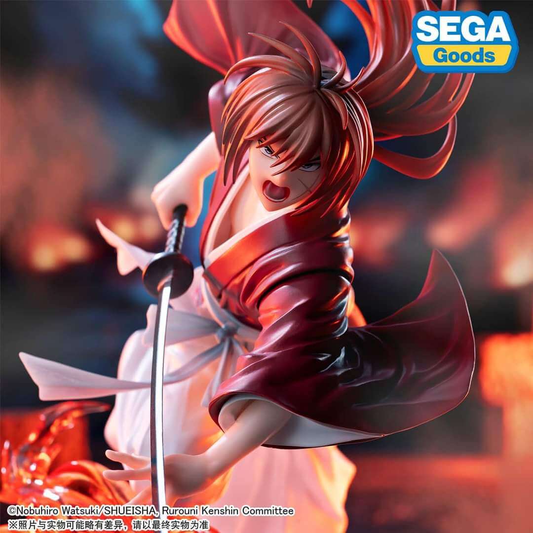FIGURINE KENSHIN LE VAGABOND - KENSHIN HIMURA LUMINASTA - SEGA Flo'Kaze