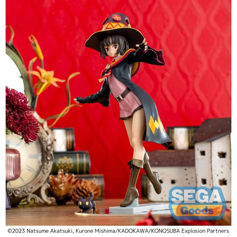 FIGURINE KONOSUBA - MEGUMIN & CHOMOSUKE LUMINASTA - SEGA Flo'Kaze
