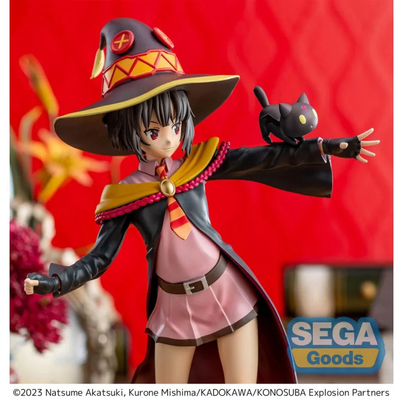 FIGURINE KONOSUBA - MEGUMIN & CHOMOSUKE LUMINASTA - SEGA Flo'Kaze