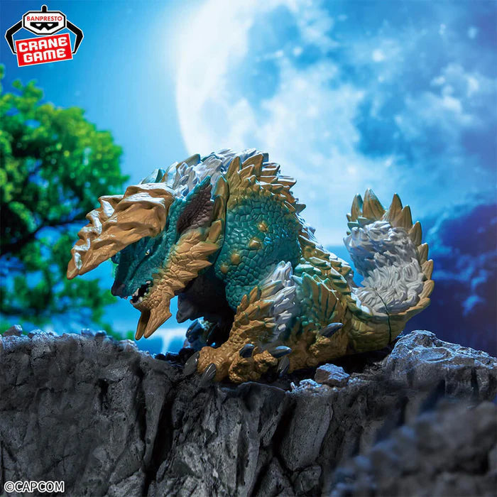 FIGURINE MONSTER HUNTER - THUNDER WOLF WYVERN ZINOGRE SEATED BEASTS - BANPRESTO Flo'Kaze