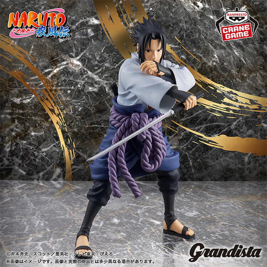 FIGURINE NARUTO SHIPPUDEN - UCHIHA SASUKE GRANDISTA - BANPRESTO Flo'Kaze