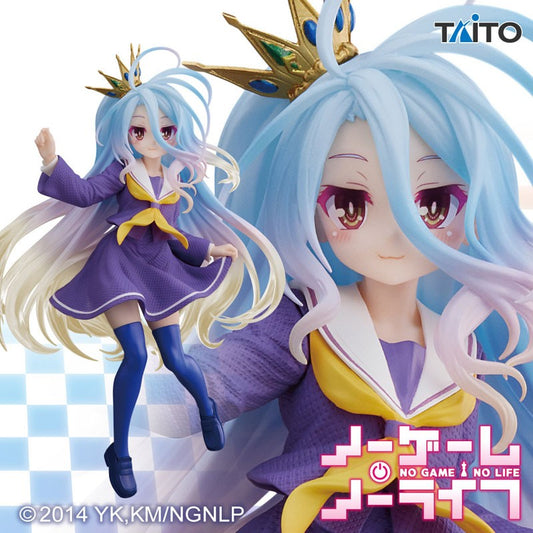 FIGURINE NO GAME NO LIFE - SHIRO NEKOMIMI SEIFUKU COREFUL - TAITO Flo'Kaze