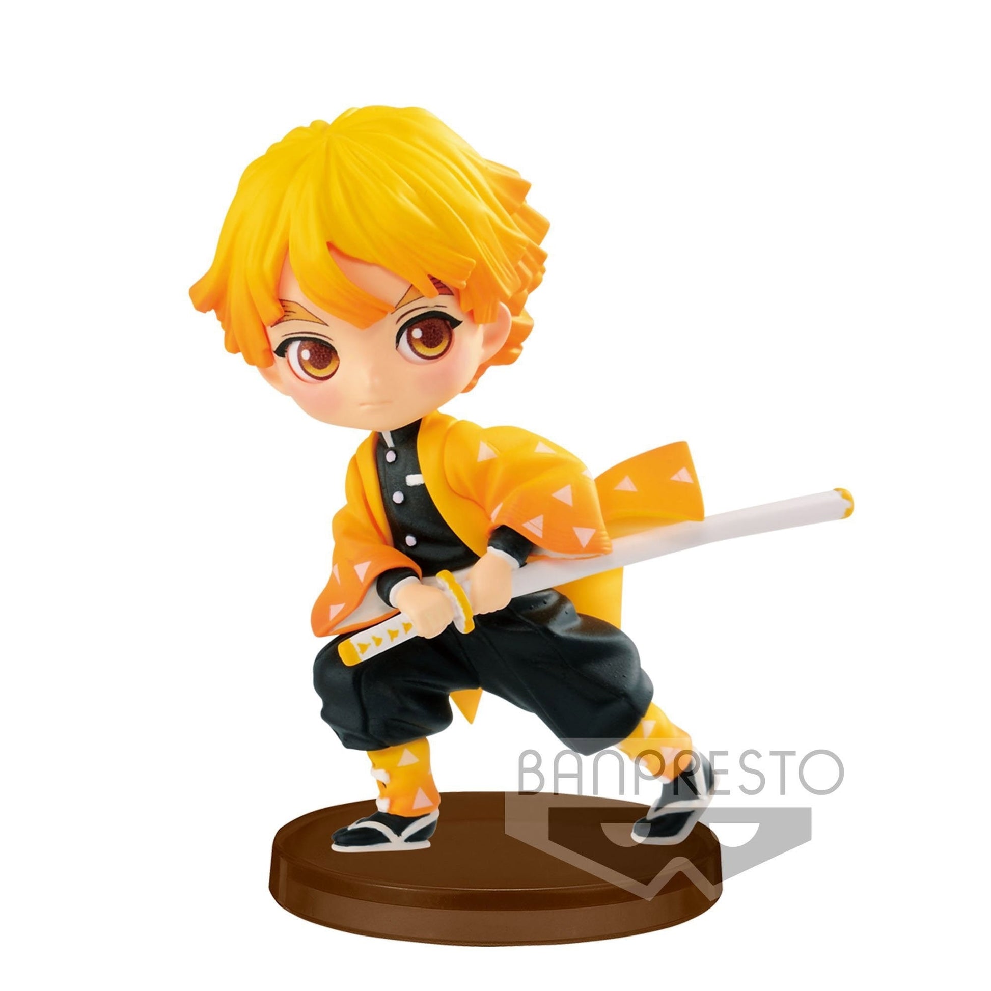 FIGURINE OCCASION DEMON SLAYER - QPOSKET PETIT ZENITSU AGATSUMA VOL.1 - BANPRESTO - Flo'Kaze