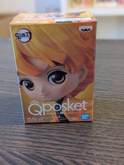 FIGURINE OCCASION DEMON SLAYER - QPOSKET PETIT ZENITSU AGATSUMA VOL.1 - BANPRESTO - Flo'Kaze