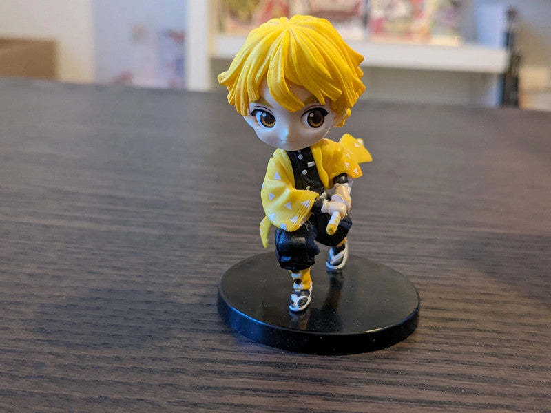 FIGURINE OCCASION DEMON SLAYER - QPOSKET PETIT ZENITSU AGATSUMA VOL.1 - BANPRESTO - Flo'Kaze