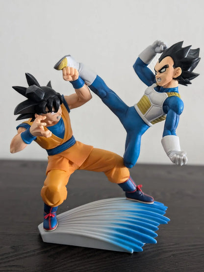 FIGURINE OCCASION DRAGON BALL DAIMA - SON GOKU VS VEGETA LOT E - ICHIBAN KUJI Flo'Kaze