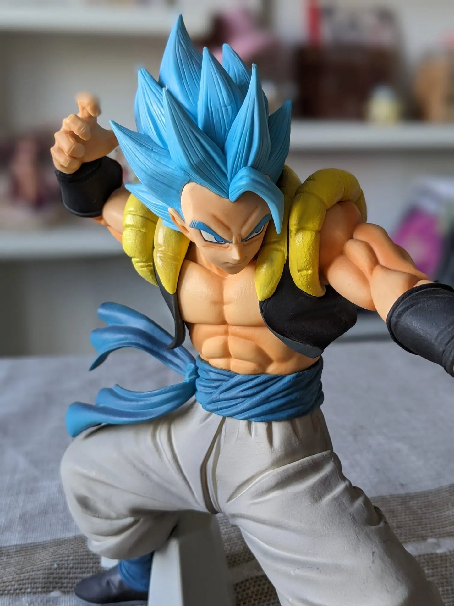 FIGURINE OCCASION DRAGON BALL - GOGETA SUPER SAIYAN BLUE GOGETA MASTERLISE 20TH - ICHIBAN KUJI - Flo'Kaze