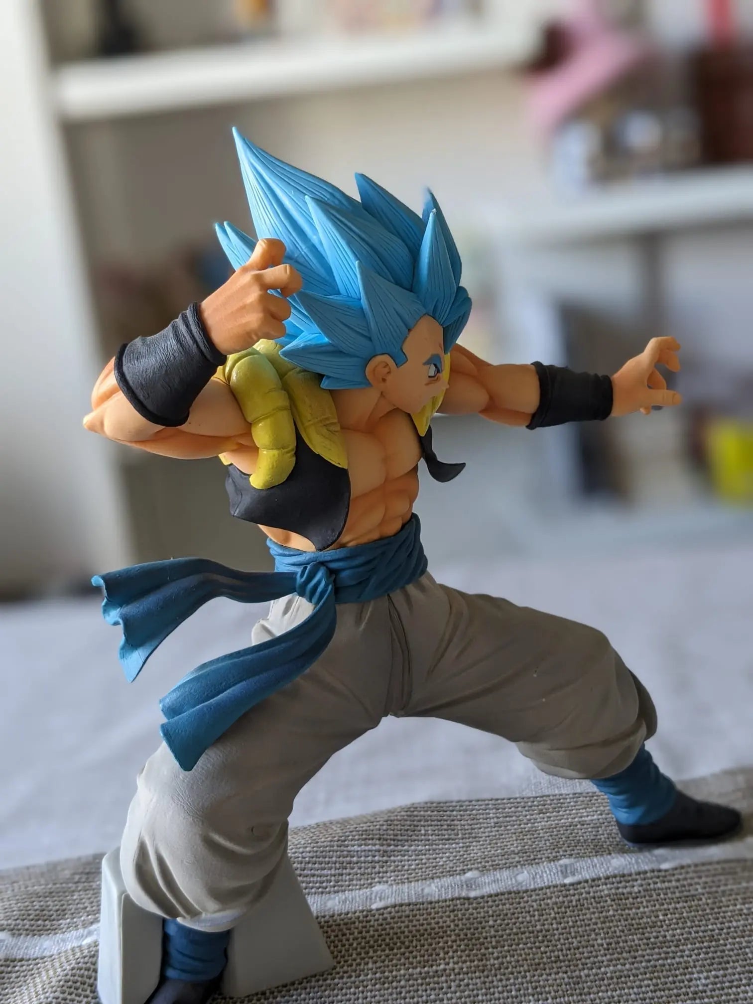 FIGURINE OCCASION DRAGON BALL - GOGETA SUPER SAIYAN BLUE GOGETA MASTERLISE 20TH - ICHIBAN KUJI - Flo'Kaze
