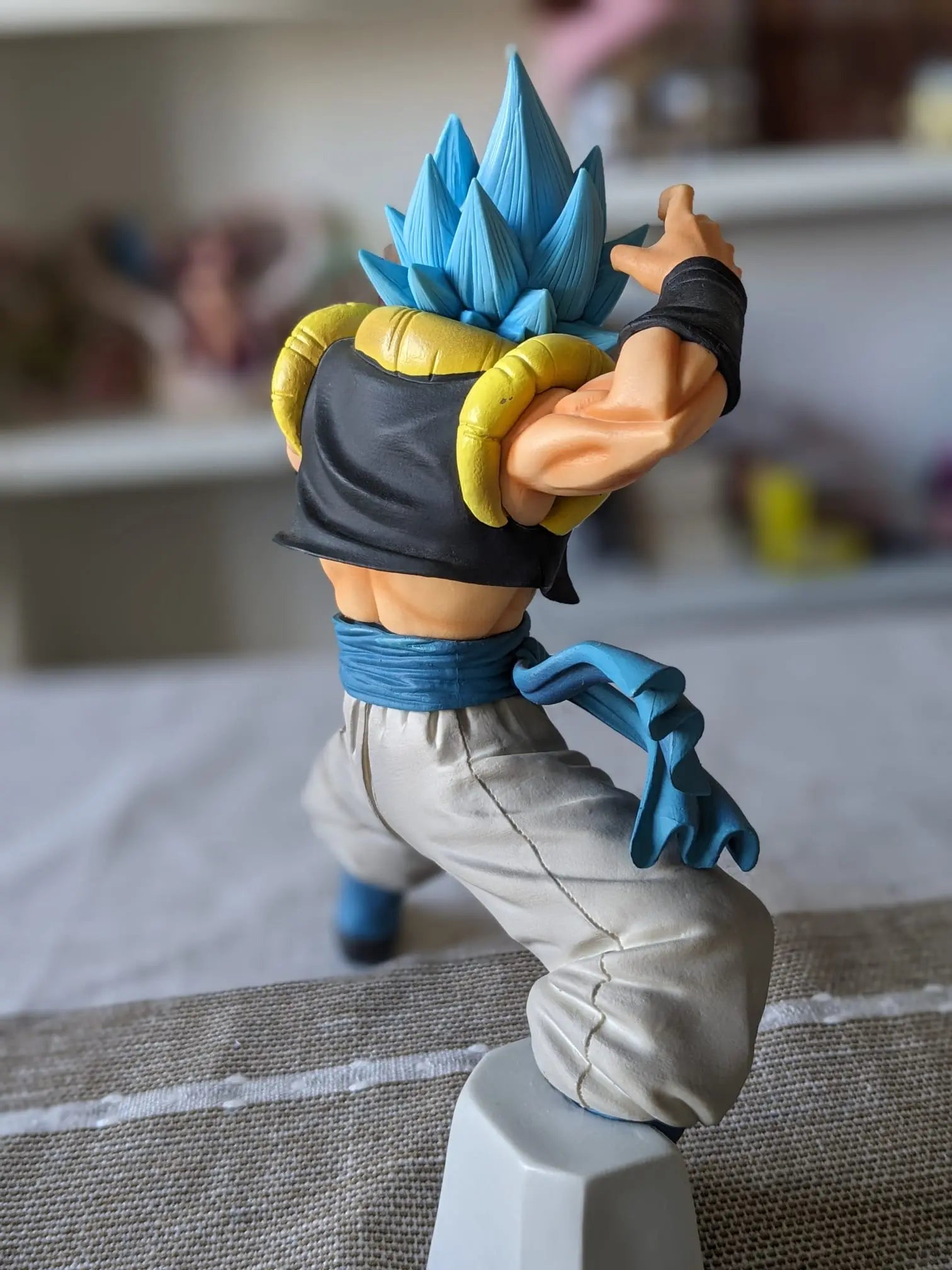 FIGURINE OCCASION DRAGON BALL - GOGETA SUPER SAIYAN BLUE GOGETA MASTERLISE 20TH - ICHIBAN KUJI - Flo'Kaze
