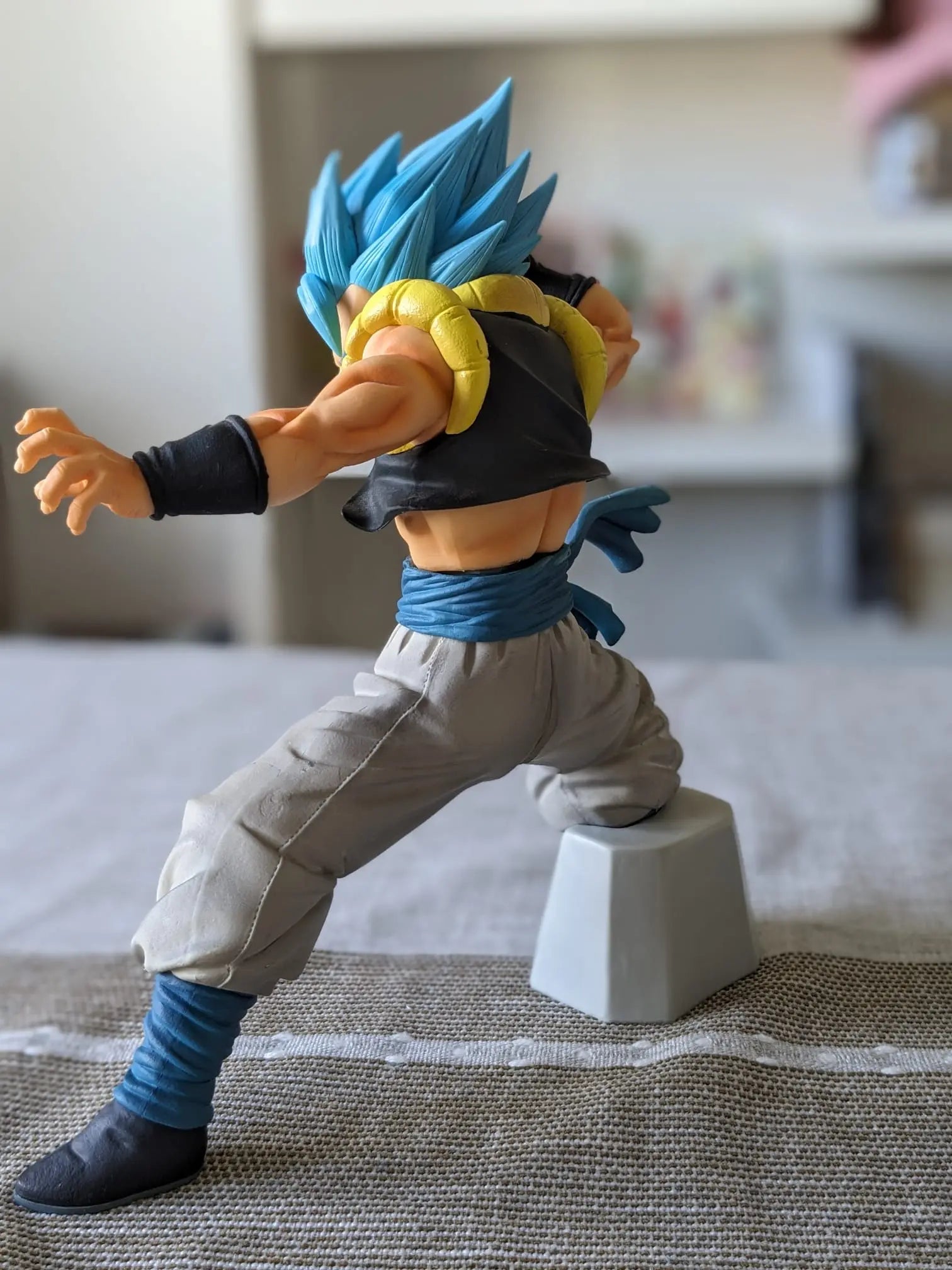 FIGURINE OCCASION DRAGON BALL - GOGETA SUPER SAIYAN BLUE GOGETA MASTERLISE 20TH - ICHIBAN KUJI - Flo'Kaze