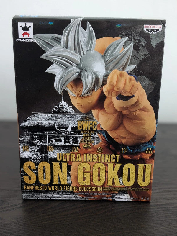 FIGURINE OCCASION DRAGON BALL SUPER - SON GOKU BWFC ULTRA INSTINCT - BANPRESTO Flo'Kaze