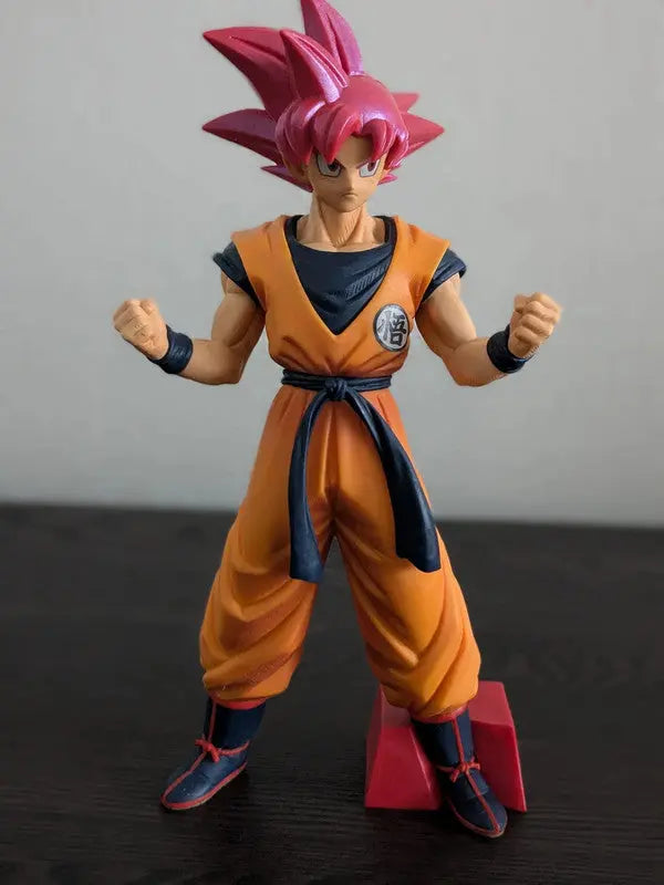 FIGURINE OCCASION DRAGON BALL SUPER - SON GOKU SUPER SAIYAN GOD CHOKIBU YIDEN - BANPRESTO Flo'Kaze