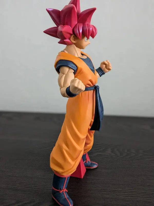 FIGURINE OCCASION DRAGON BALL SUPER - SON GOKU SUPER SAIYAN GOD CHOKIBU YIDEN - BANPRESTO Flo'Kaze