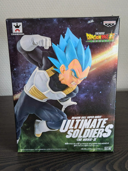 FIGURINE OCCASION DRAGON BALL - VEGETA SUPER SAIYAN GOD ULTIMATE SOLDIERS VOL.3 - BANPRESTO Flo'Kaze