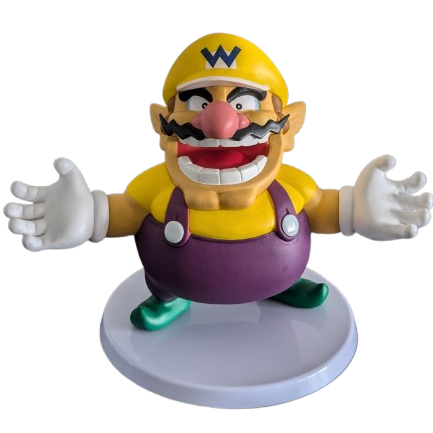 FIGURINE OCCASION MARIO - WARIO SUPER MARIO STANDARD FIGURE VOL.1 - NIHON AUTO TOY Flo'Kaze