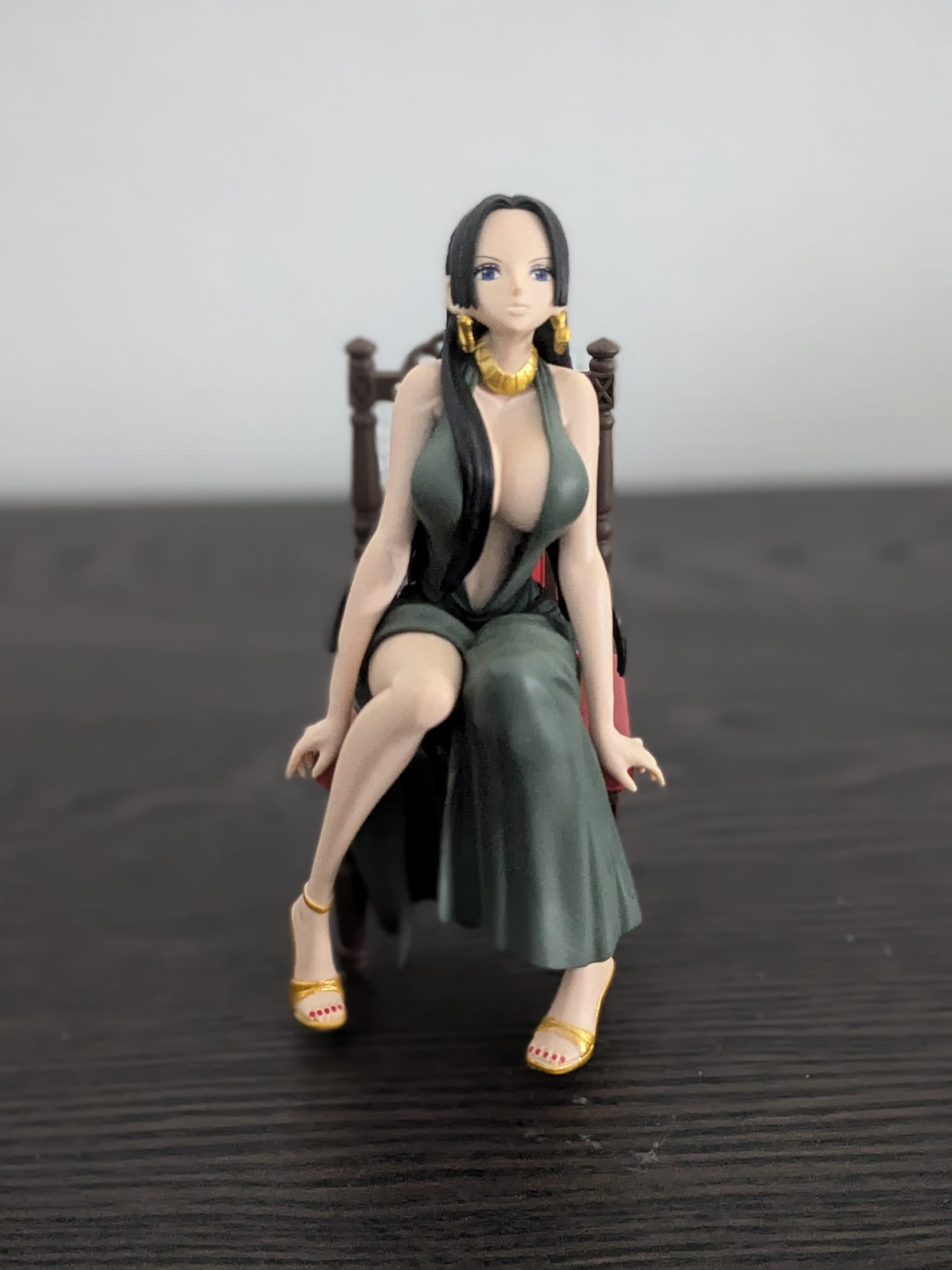 FIGURINE OCCASION ONE PIECE - BOA HANCOCK GIRLY GIRLS GREEN VER. - BANPRESTO Flo'Kaze