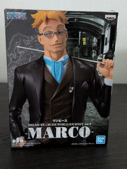 FIGURINE OCCASION ONE PIECE - MARCO TREASURE CRUISE WORLD JOURNEY VOL.5 - BANPRESTO Flo'Kaze
