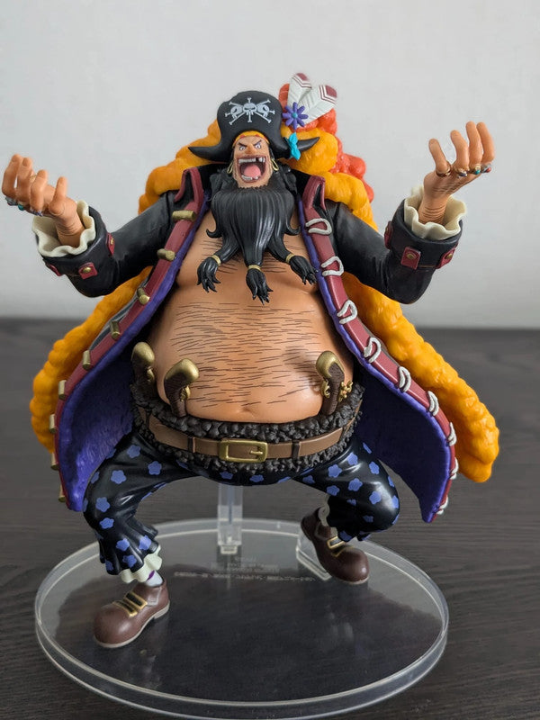 FIGURINE OCCASION ONE PIECE - MARSHALL D. TEACH BARBE NOIRE FOUR NEW EMPERORS LOT B - ICHIBAN KUJI Flo'Kaze
