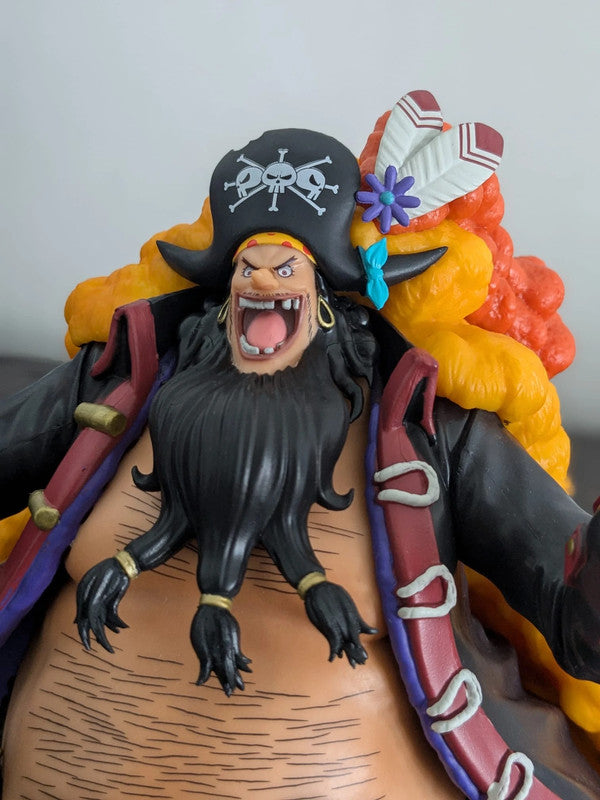 FIGURINE OCCASION ONE PIECE - MARSHALL D. TEACH BARBE NOIRE FOUR NEW EMPERORS LOT B - ICHIBAN KUJI Flo'Kaze