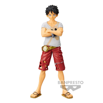 FIGURINE OCCASION ONE PIECE - MONKEY D. LUFFY DXF THE GRANDLINE MEN VOL.6 FILM RED - BANPRESTO Flo'Kaze