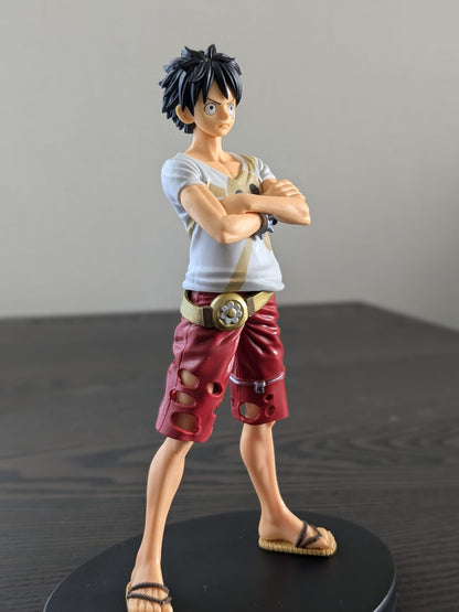 FIGURINE OCCASION ONE PIECE - MONKEY D. LUFFY DXF THE GRANDLINE MEN VOL.6 FILM RED - BANPRESTO Flo'Kaze