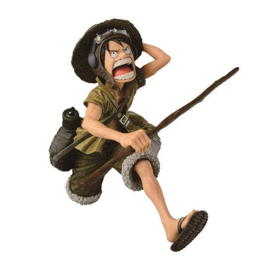 FIGURINE OCCASION ONE PIECE - MONKEY D. LUFFY SCULTURES ARMY COLOR VER. - BANPRESTO Flo'Kaze